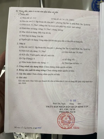 Bán nhà giá 3 tỷ đường Tập Đoàn 6B, Phường Tân Tạo, Bình Tân