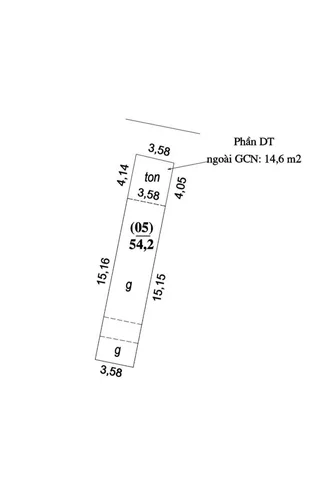 Bán đất Z153 Đông Anh cũ DT 54,2m2 ngay đường Uy Nỗ đi vào 30m
