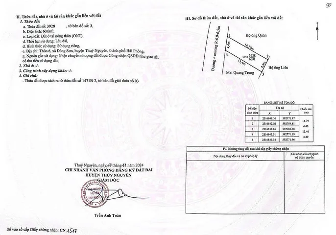 Bán 60 m Đông Sơn đường thông các ngã .lcschs chục chính vài trăm m. L/h:076.231.9990 e Thuý