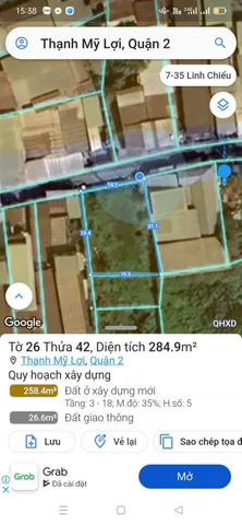 SIÊU RẺ  - XE TẢI - THẠNH MỸ LỢI - 572M - CHỈ 39 TỶ - KHÔNG QUY HOẠCH.