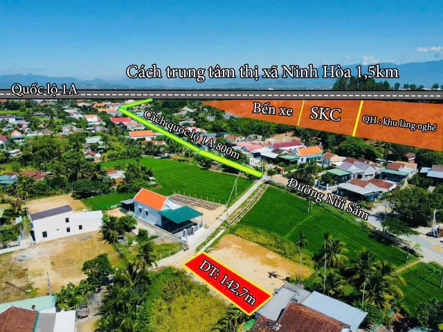 0763615365 Bán đất 142,7m² giá 799 triệu Phường Hòa Thắng