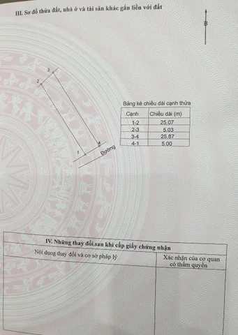 Bán đất 127m² ngang 5m giá 2.75 tỷ Phường Phúc Yên
