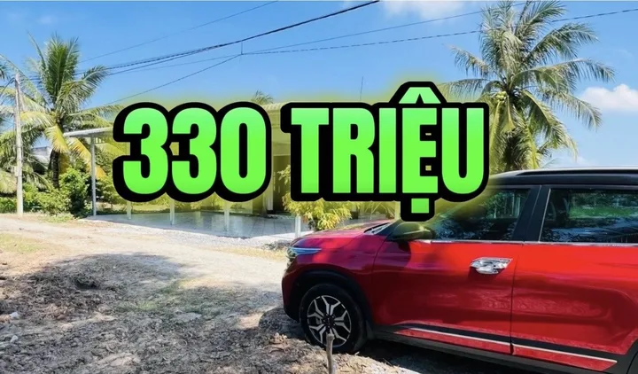 Thổ cư toàn bộ 5x38 (330tr) đường lớn, cách Bình Chánh 40km