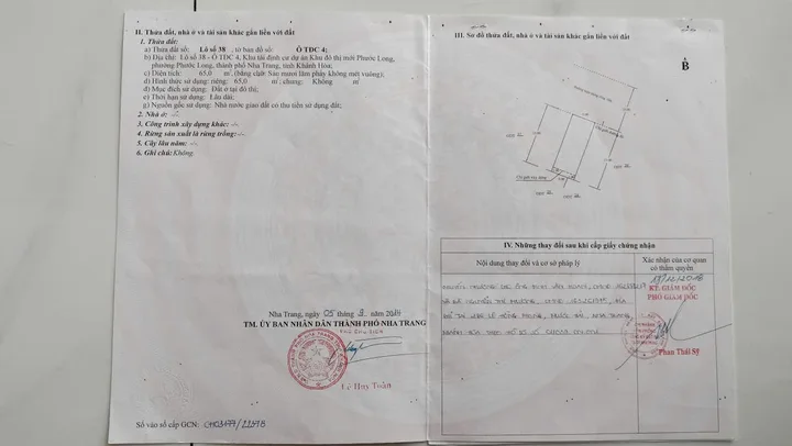 Bán nhà 65m² ngang 5m giá 6.3 tỷ Phường Nam Nha Trang