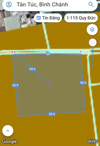 Bán đất 1173m² giá 11 tỷ Xã Tân Nhựt