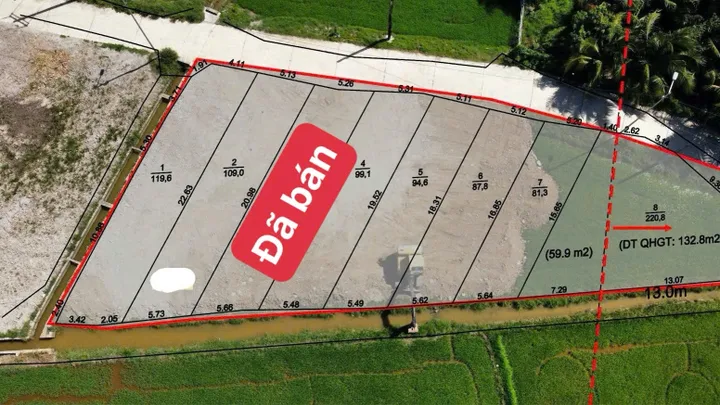 0763615365 Bán đất 119,6m² giá 660 triệu Phường Ninh Hòa Z275