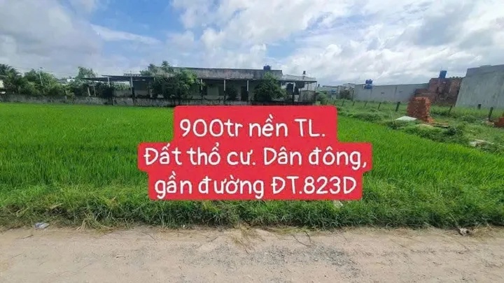 Bán đất 530.4m² ngang 4m giá 900 triệu Xã Đức Hòa