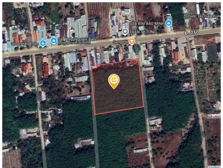 Bán đất 10419.5m² ngang 100m giá 12 tỷ Xã Trừ Văn Thố