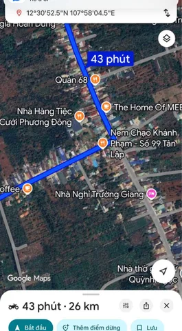 Bán đất 193m² giá 160 triệu Xã Ea Na