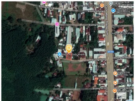 Bán đất 358m² ngang 15m giá 1.2 tỷ Xã Đồng Phú Góc 2 Mặt Tiền