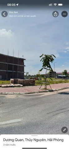 Bán đất 55,5m² ngang 4m. lô góc 01lk05 tái định cư Áp Tràn. giá 3.42 tỷ Phường Thủy Nguyên( Dương Quan) liên hệ 0362558882