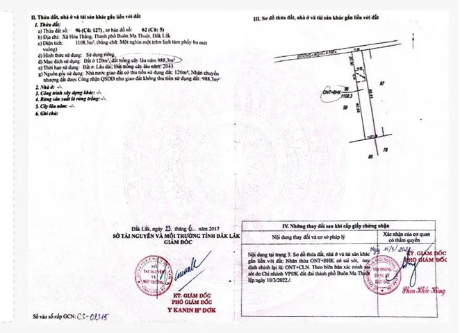Bán đất 1041.6m² ngang 11.3m giá 8.5 tỷ tại Phường Tân Lập