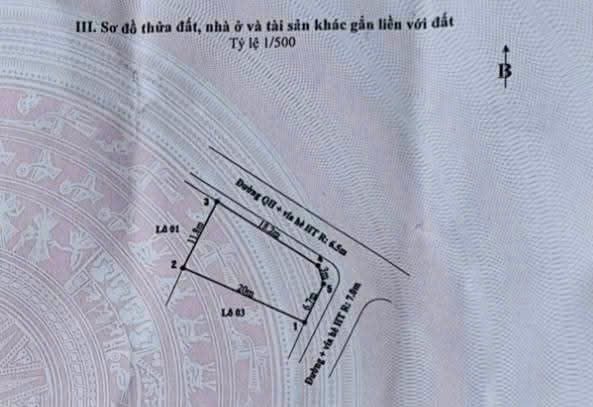 Bán đất 203m² ngang 11,8m . mặt đường quốc lộ 10. giá 4.8 tỷ Phường Lưu Kiếm( Đông Sơn). liên hệ 0362558882