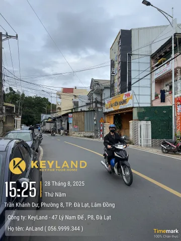 BÁN NHÀ MẶT TIỀN ĐƯỜNG TRẦN KHÁNH DƯ , PHƯỜNG 8, ĐÀ LẠT