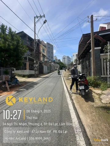 BÁN LÔ ĐẤT MT ĐƯỜNG NGÔ THÌ NHẬM ,P4, ĐÀ LẠT