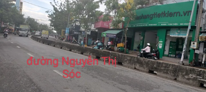 NGỘP QUÁ NGỘP, bán căn nhà mặt tiền đường Nguyễn Thị Sóc 1 trệt 1 lầu DT 113m2 tại ấp Hưng Lân, xã Bà Điểm, huyện Hóc Môn, HCM