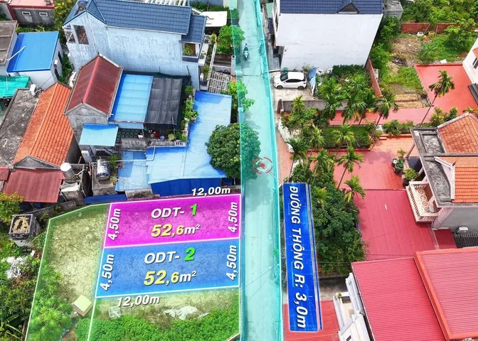 Bán đất 52m² ngang 4,5m giá 2.35 tỷ Phường Thủy Nguyên( Tân Dương) liên hệ 0362558882