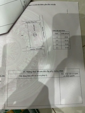 Bán đất 380.9m² giá 6.5 tỷ Phường Tân An