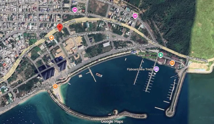 BÁN ĐẤT MẶT TIỀN PHẠM VĂN ĐỒNG – GẦN BẾN DU THUYỀN ANA MARINA, NHA TRANG 22 tỷ