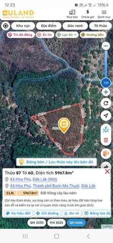 Bán đất 80.000m² ngang 300m giá 7.2 tỷ tại Xã Hòa Phú