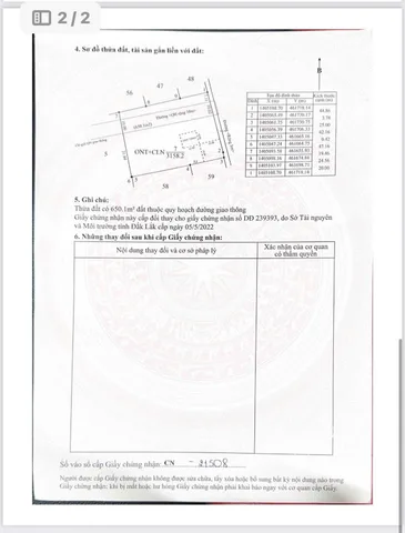 Bán đất 2936.4m² ngang 45m giá 7.5 tỷ Phường Tân An