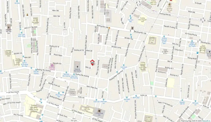 Bán nhà 97m² ngang 4m giá 9.5 tỷ Phường Phú Thọ Hòa
