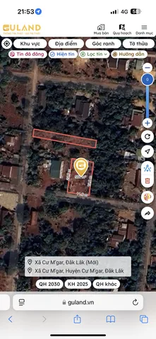 Bán đất 497.4m² giá 1.15 tỷ Xã Cư M’gar
