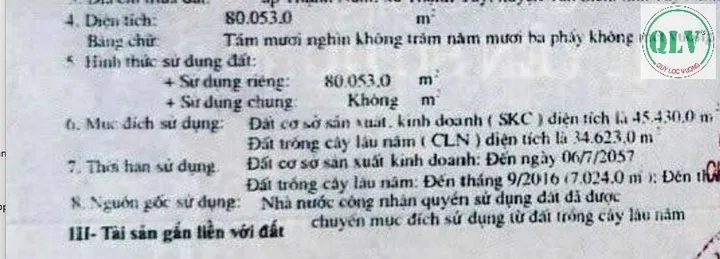 🏭 Bán đất công nghiệp giá tốt 80.053m2 – ĐÃ CÓ CHỦ TRƯƠNG XÂY NHÀ MÁY CHẾ BIẾN CỒN