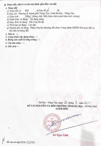 🏡 BÁN ĐẤT MẶT TIỀN 7M ĐƯỜNG CHU MẠNH TRINH, P.8, VŨNG TÀU – 198M² – CÓ DÃY TRỌ – 17 TỶ