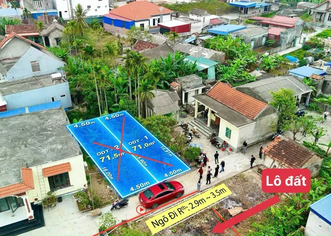 Bán đất 60m² ngang 4,5m giá 980 triệu Phường Thiên Hương.l/h:076.231.9990 e Thúy