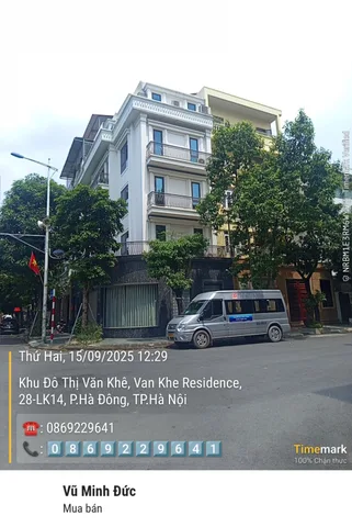 Liền kề KĐT Văn Khê – lựa chọn vàng cho giới kinh doanh Hà Đông