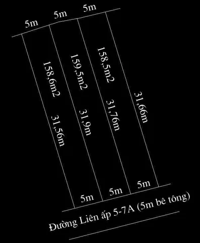 Bán đất nền thổ cư xã mỹ yên mặt tiền đường container 5x32m (giá đầu tư còn thương lượng)