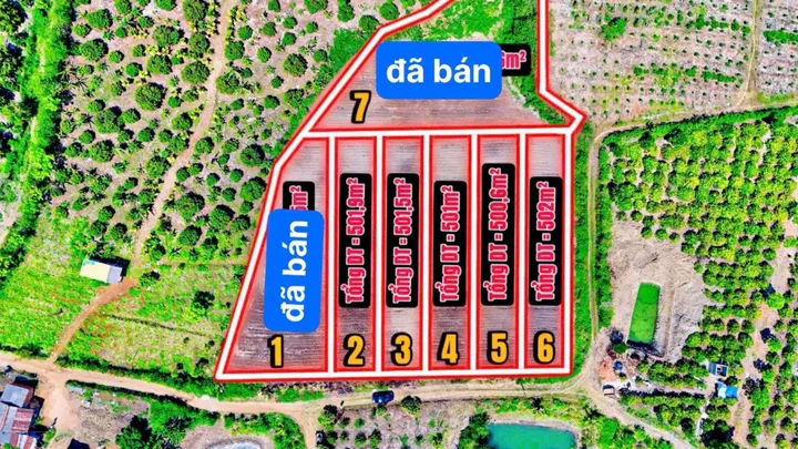 Bán đất 502m² giá 129 triệu Xã Phú Xuân