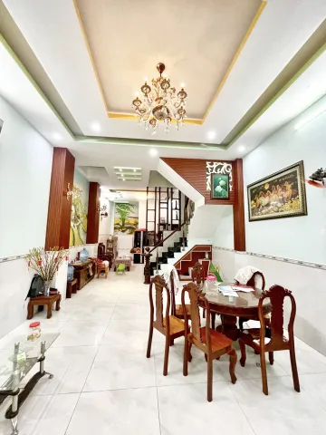 BÁN NHÀ NGUYỄN HỚI BÌNH TÂN 90M2 7.2 TỶ 5X18M 4 TẦNG 4PN HẺM XE HƠI THÔNG KẾ BẾN XE MIỀN TÂY