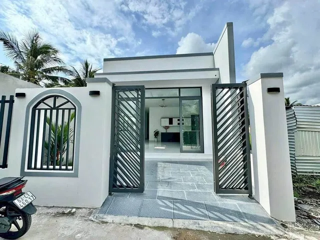 Nhà cấp 4 hiện đại như mẫu