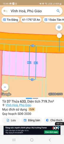 ĐẤT 720M² GIÁ CHỈ 2 TỶ – VĨNH HÒA, PHÚ GIÁO, BÌNH DƯƠNG – NGANG 12M, CÓ 100M² THỔ CƯ