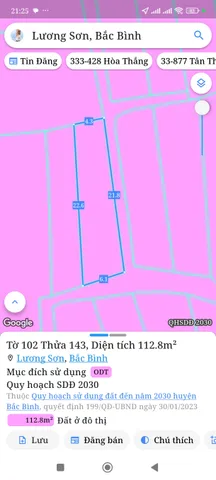 Bán đất 207.2m² giá 1.4 tỷ Xã Lương Sơn