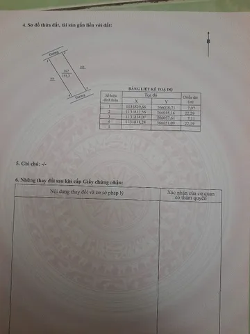 Bán đất 156.2m² ngang 7m giá 1.09 tỷ Phường Bến Tre