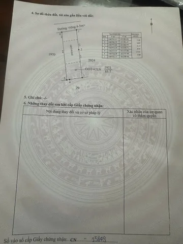 Bán đất 86.7m² ngang 5m giá 3tỷ 250 Phường Buôn Ma Thuột