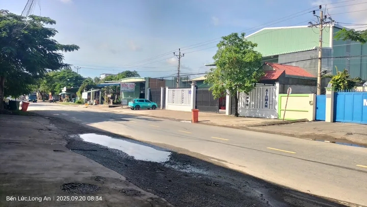 Bán xưởng 1400m2 (26x52) full thổ cư, mặt tiền đường Mỹ Yên - Tân Bửu, đường cont 24/7