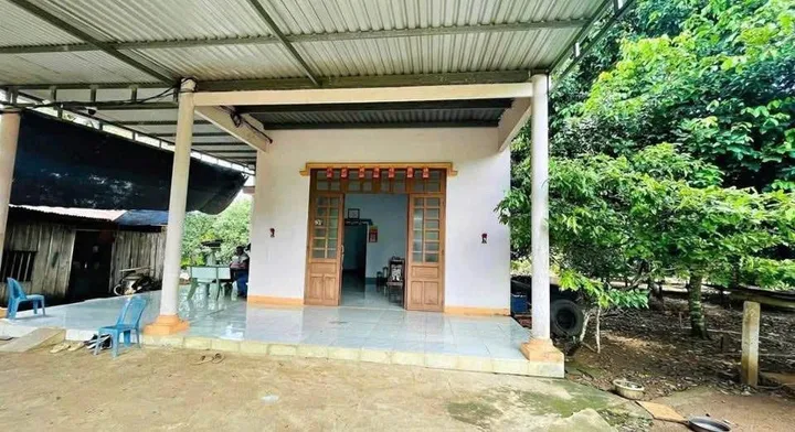 cần bán đất vườn trái cây sẵn nhà cấp 4 ở bình dương, rộng 2500m2, thổ cư, giá rẻ 680tr