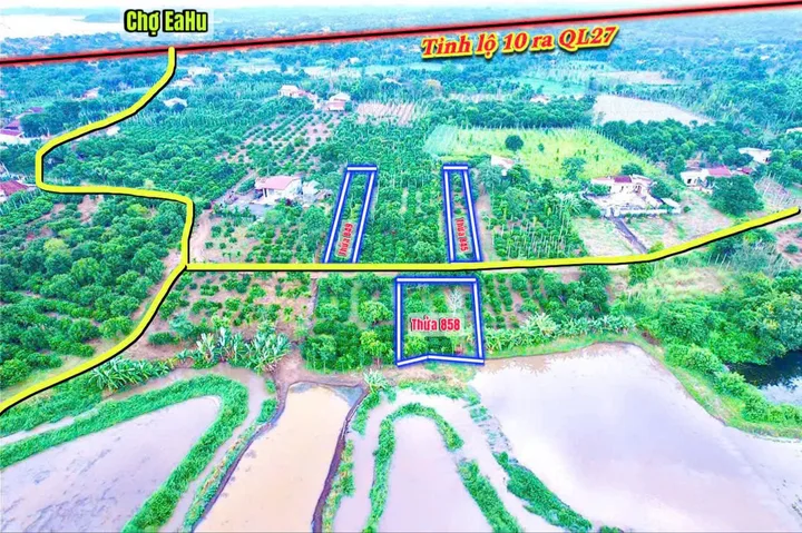 Bán đất 503.6m² giá 189 triệu Xã Ea Ning