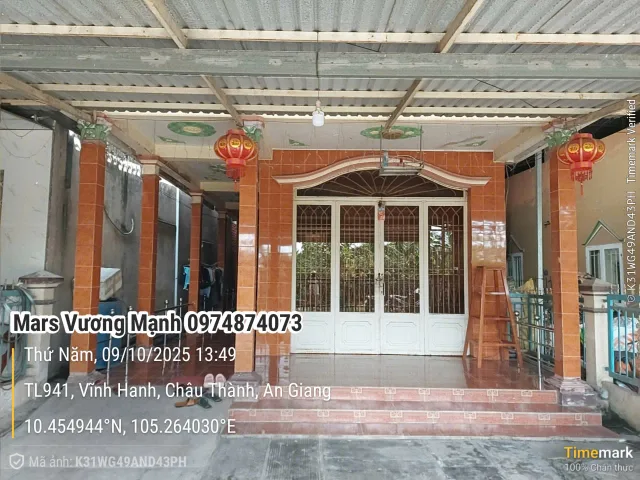 BÁN NHÀ CẤP 4 DT 125M2, MẶT TIỀN 6M TẠI CẦN ĐĂNG, CHÂU THÀNH
