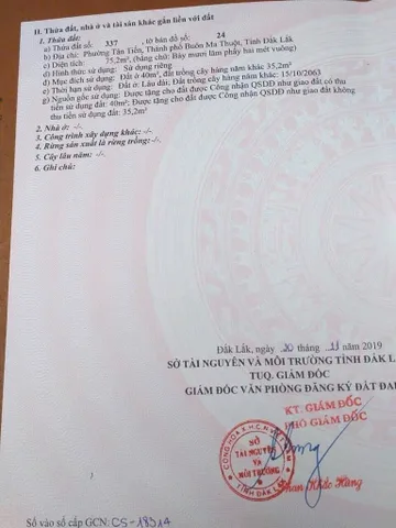 Bán đất 159.8m² giá 2.35 tỷ Phường Buôn Ma Thuột
