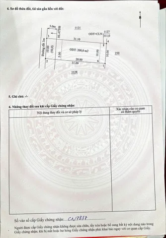 Bán đất 312.9m² ngang 10m giá 3.6 tỷ Phường Hòa Lợi gần bên khu công nghiệp Đồng An tiện xây nhà trọ