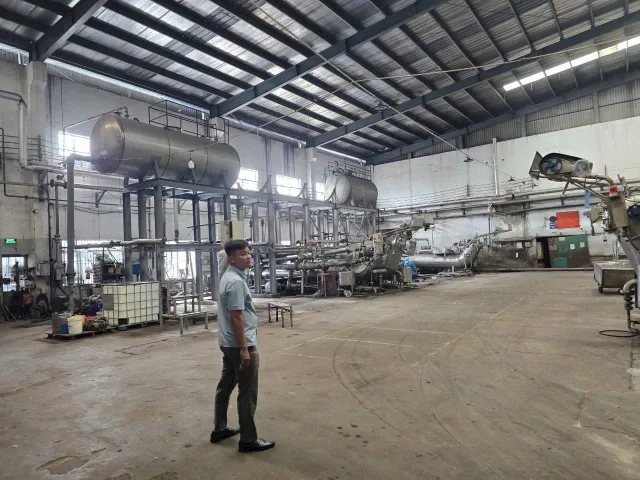 Bán xưởng 8300m2 SKC mặt tiền QL 1A, xây dựng full, ngang 120m, Thủ Thừa, Long An