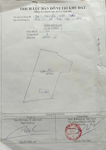 Đất làm nhà xưởng, phân lô