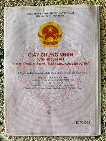 Bán nhà 1 trệt 1 lầu hẻm Daisu Trương Công Định, P7, Vũng Tàu - 4,3 tỷ - 62m2