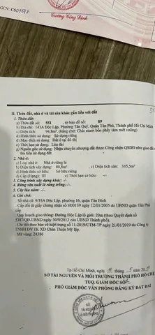 Bán Nhà Mặt Tiền 197A-197B Độc Lập, P. Tân Quý, Quận Tân Phú
