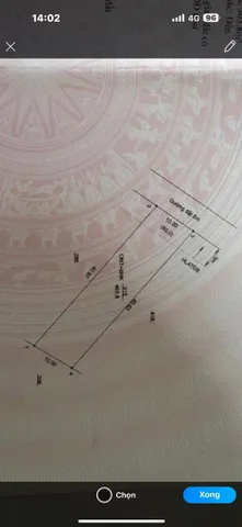 Bán đất 403m² có sẵn 100m² thổ cư ngang 10m giá 3.6 tỷ tại Xã Phú An Thị xã Bến Cát